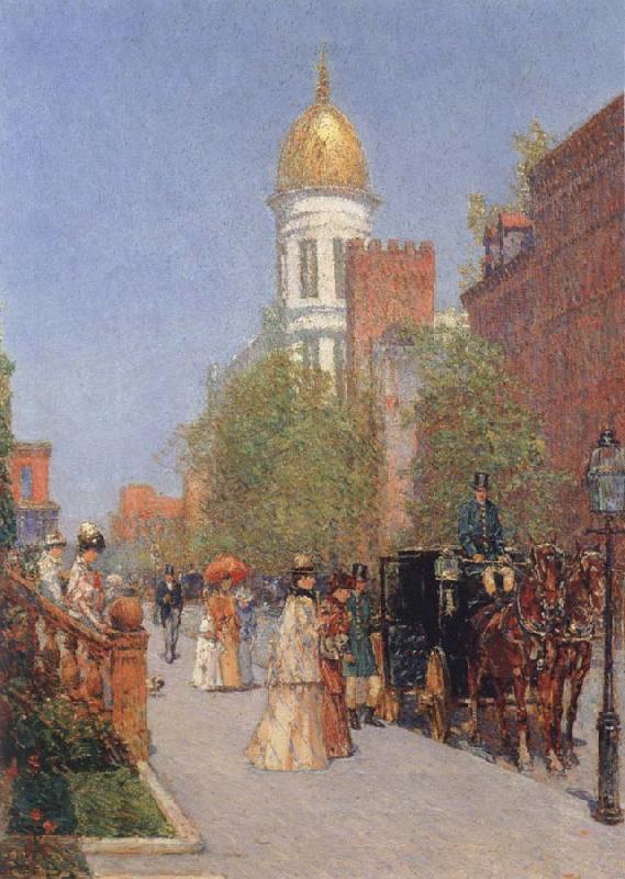 Childe Hassam A Spring Morning China oil painting art